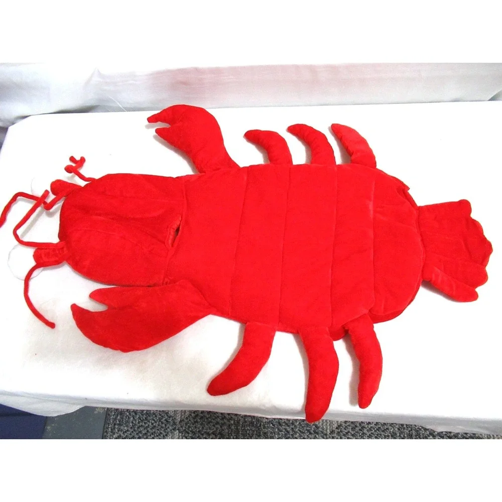 Skull & Bones K9 Dog Red Plush Lobster Halloween Costume Size XL